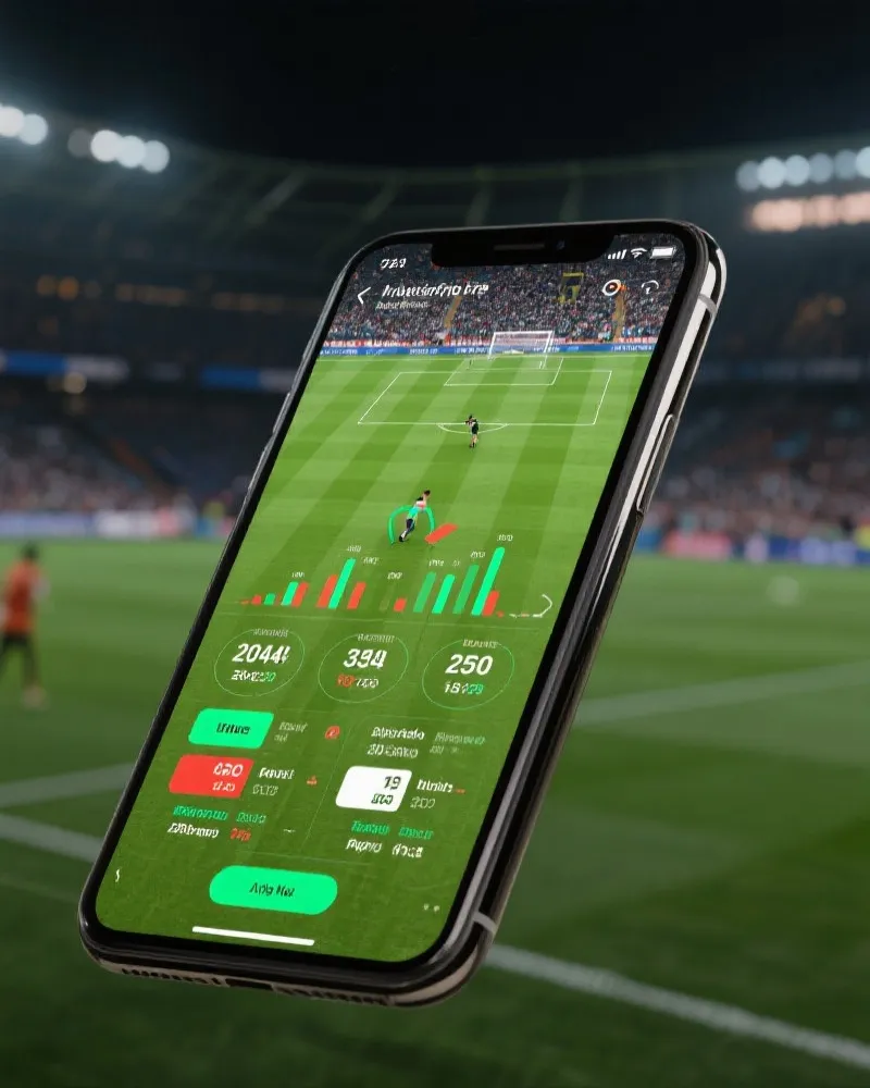 意甲直播移动端App界面展示